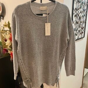 Dreamers | Lace Up Side Sweater